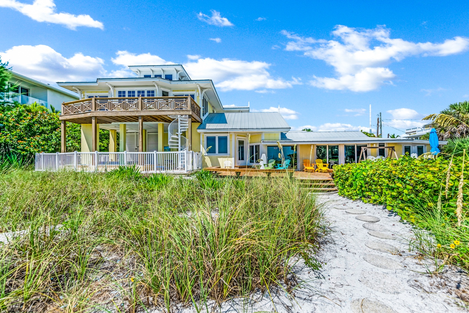 Direct Beachfront Home