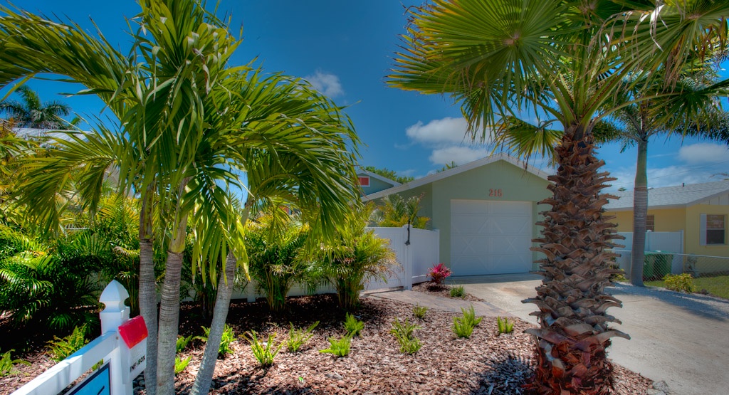 Tropical landscaping and a bit secluded for your privacy!