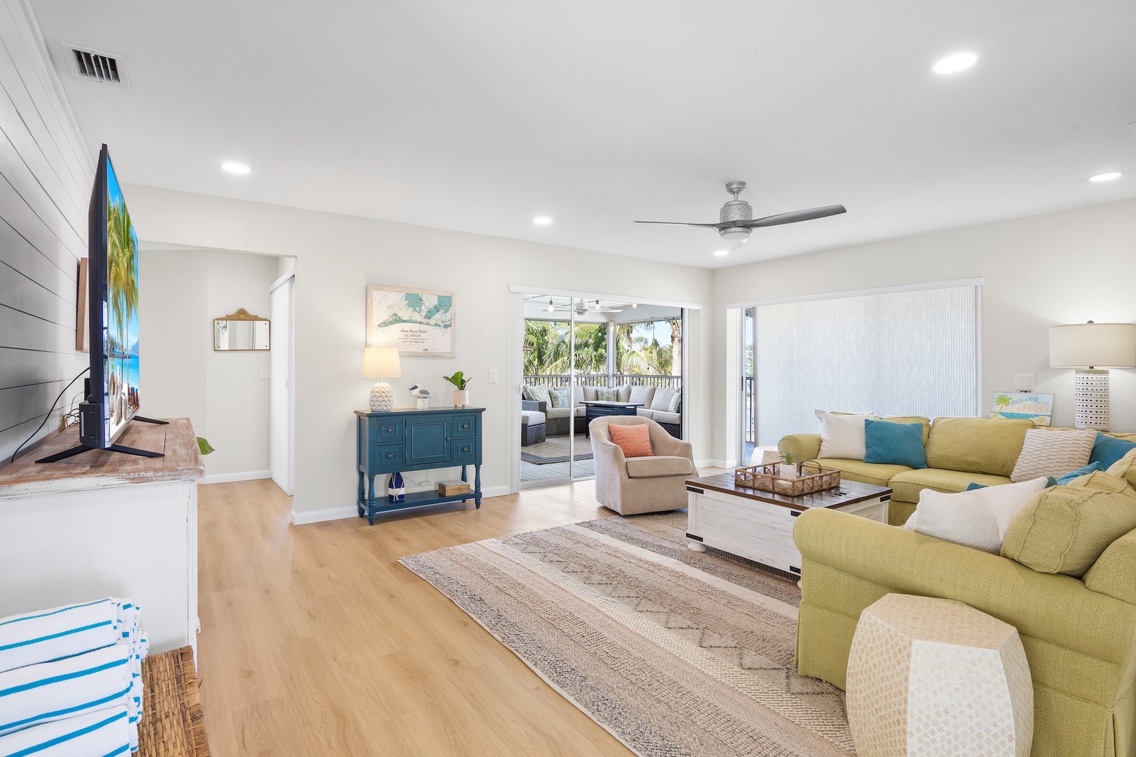 Screen Porch Entrance From Living Area