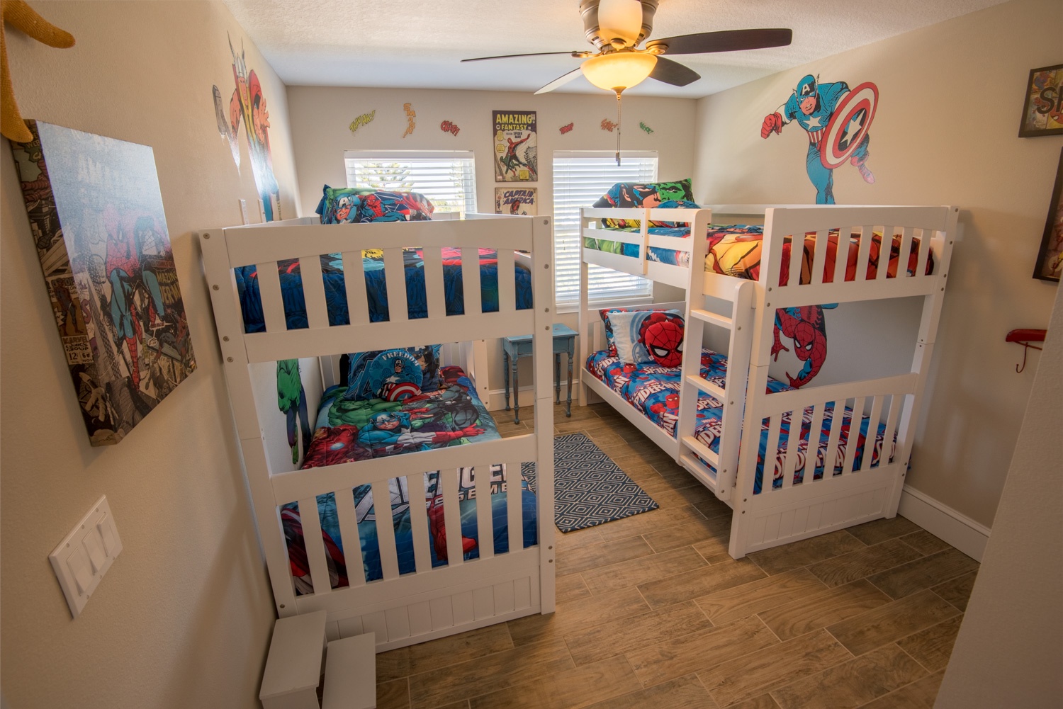 Bedroom with Two Twin Bunk Beds