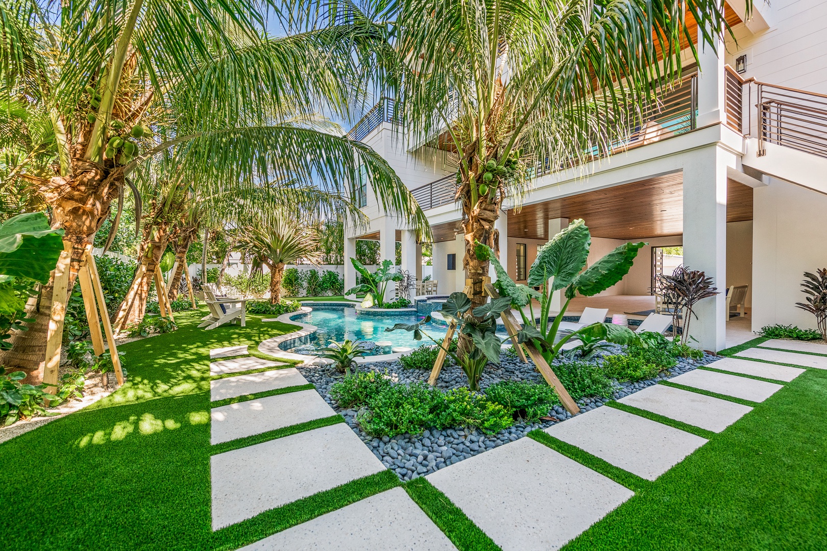 Poolside Walkway