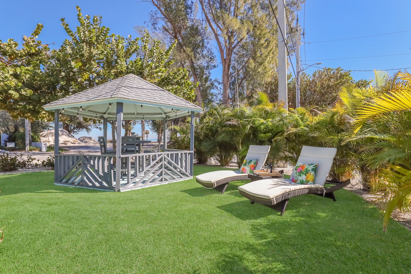 Gazebo and Loungers