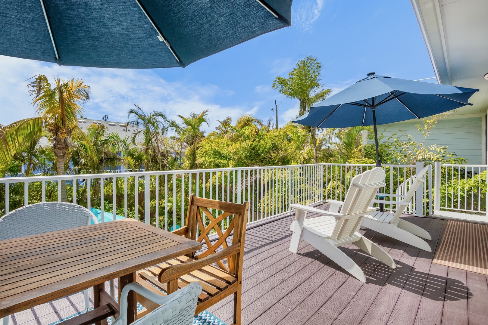 Balcony, Dining and Seating Area