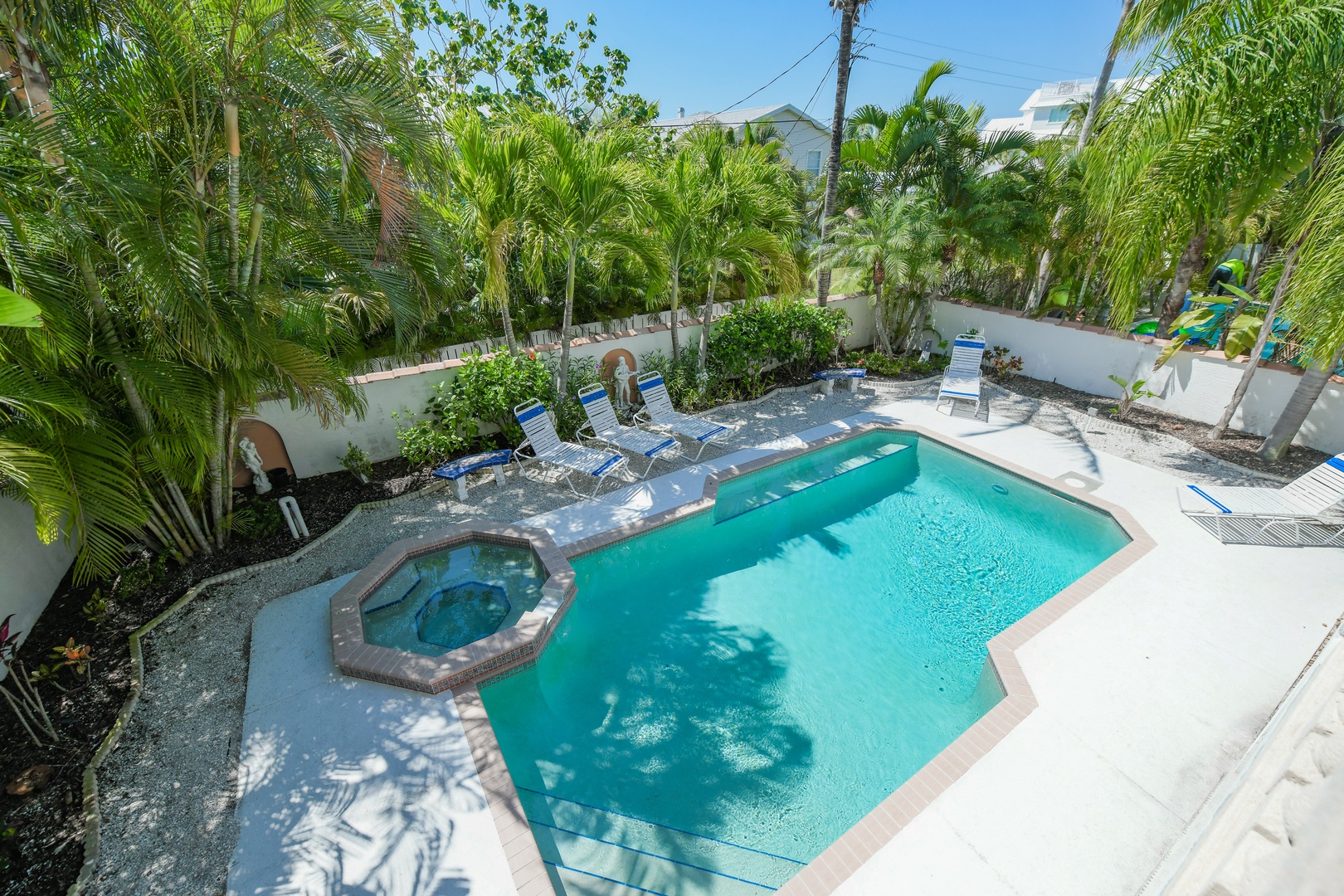 Views of Private Pool and Spa