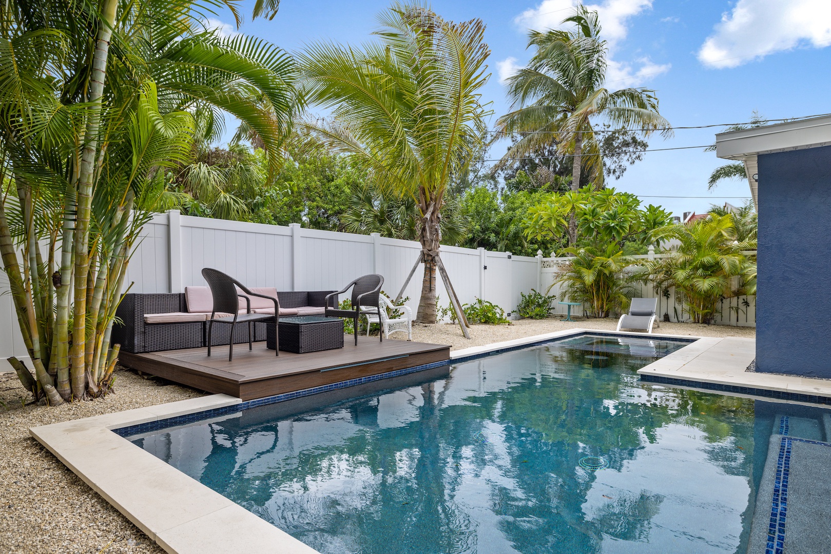 Private Pool and Outdoor Sitting Area