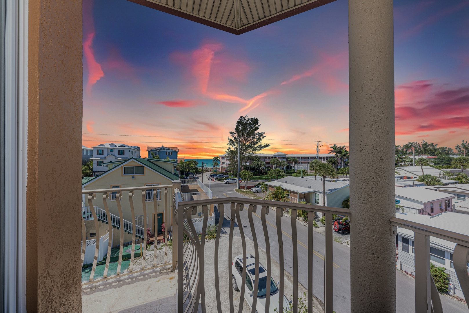 Sunset Views from Balcony