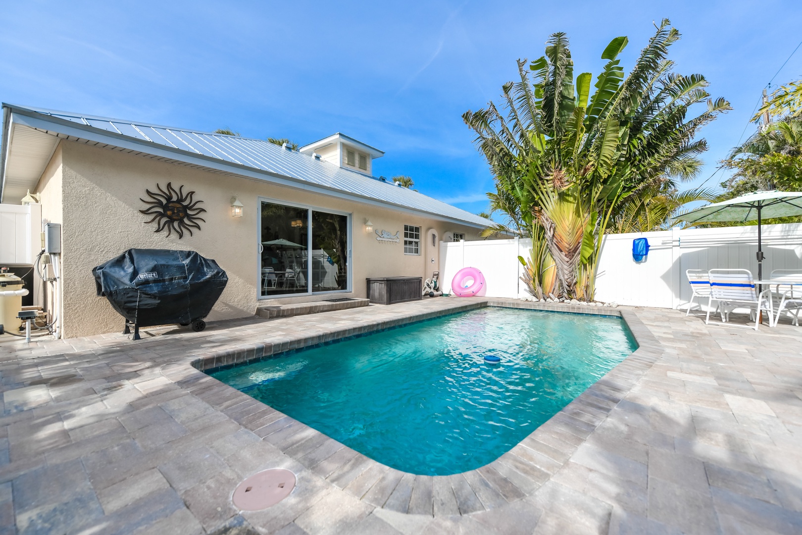 Pool Deck and Grill Area