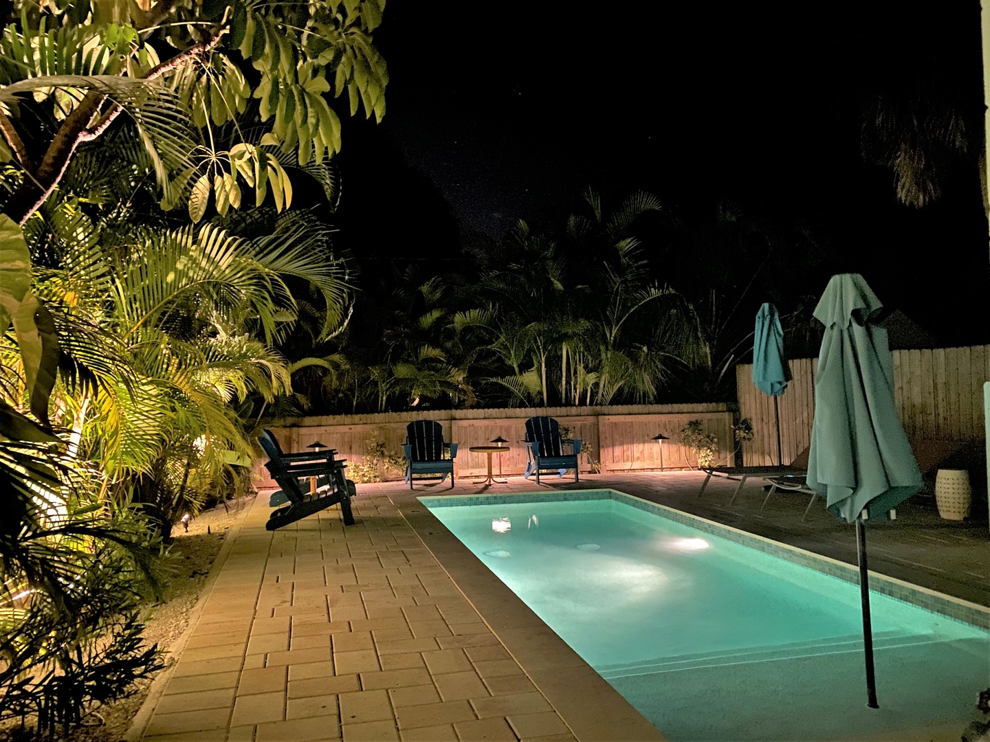 Pool - Nighttime Lighting