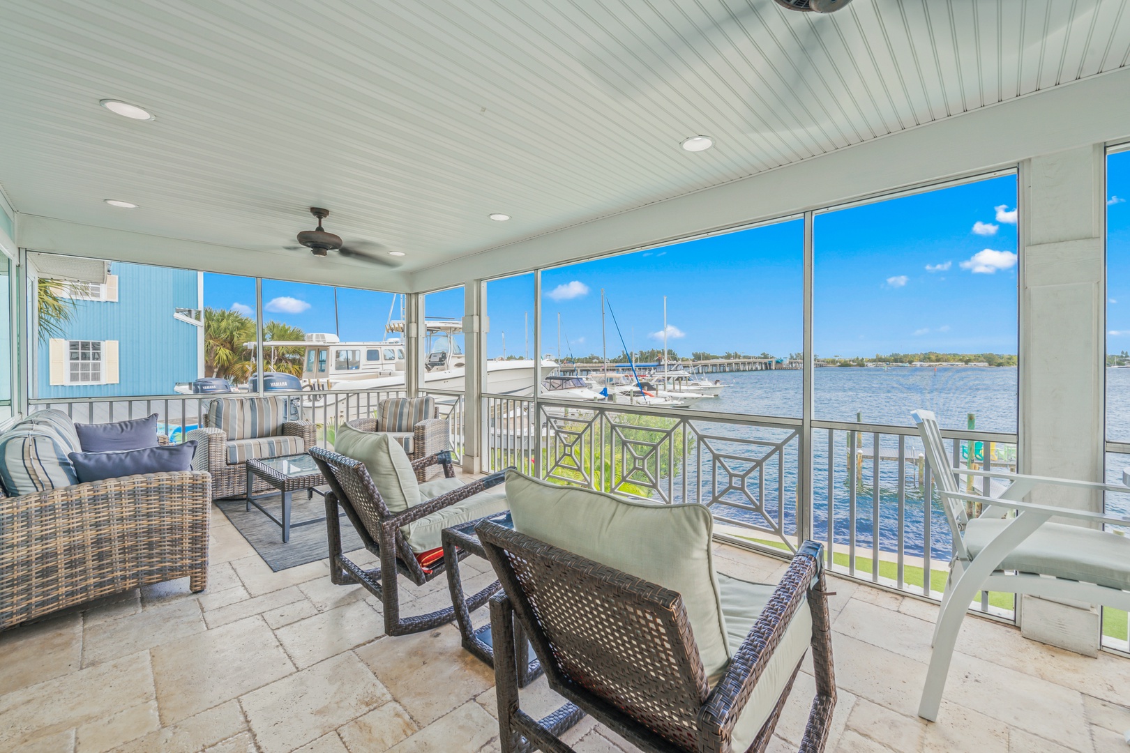 Upstairs Private Balcony