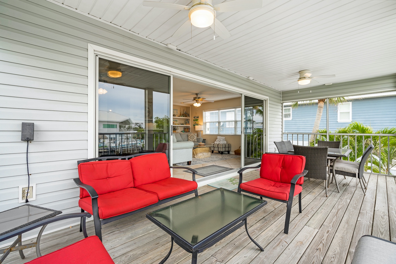 Outdoor Seating Off Living Room