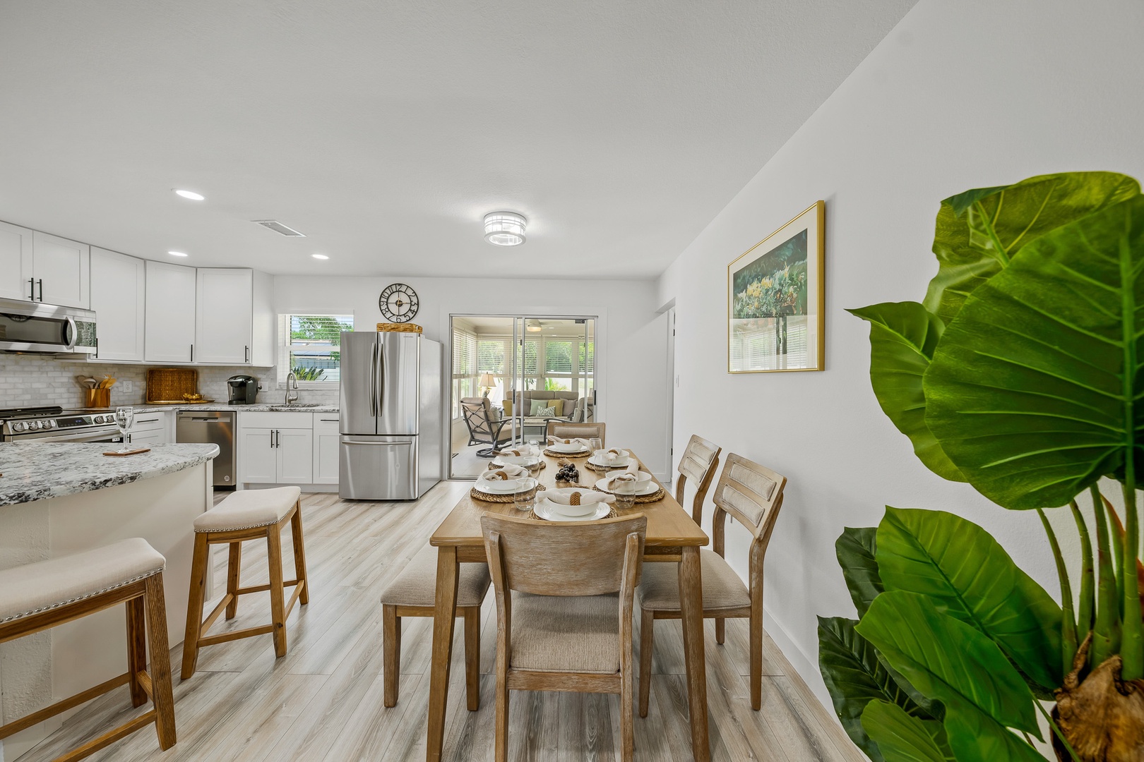 Dining Table with Seating for Six