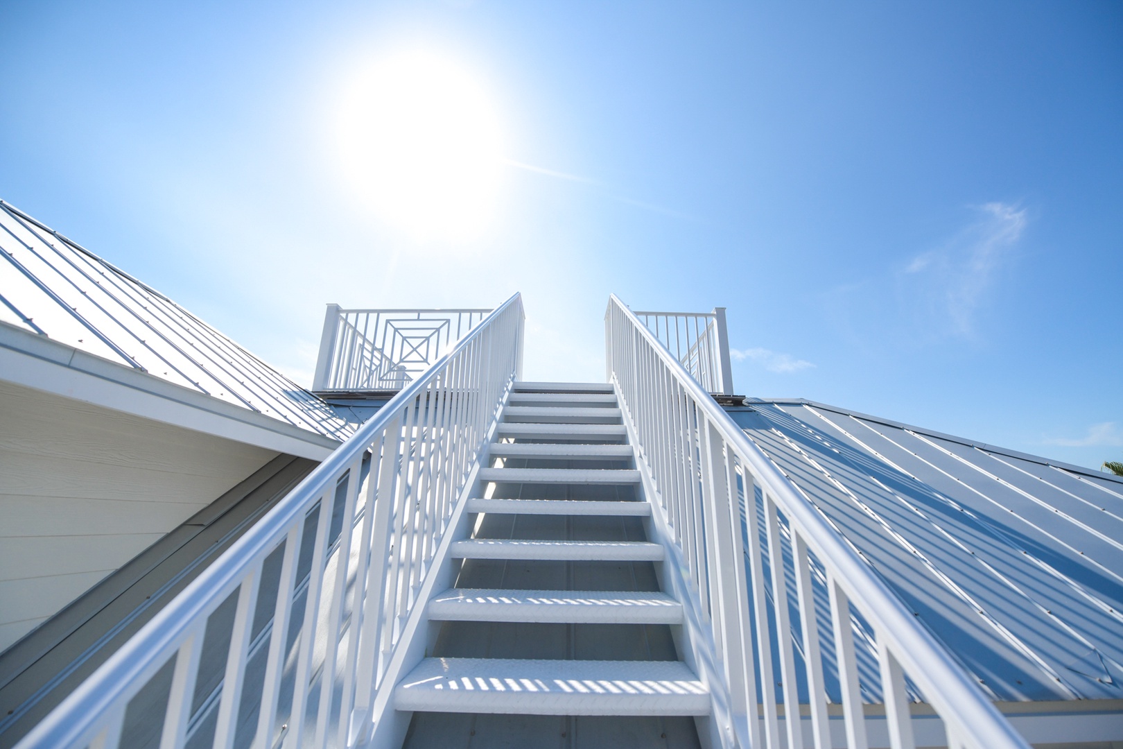 Stairway to the Rooftop Deck, Coconut Cove - AMI Locals