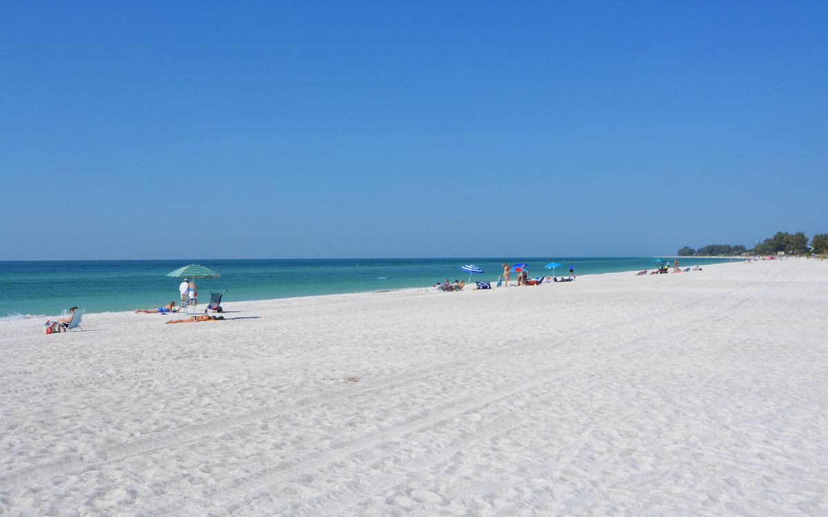 White Sand and Blue Waters