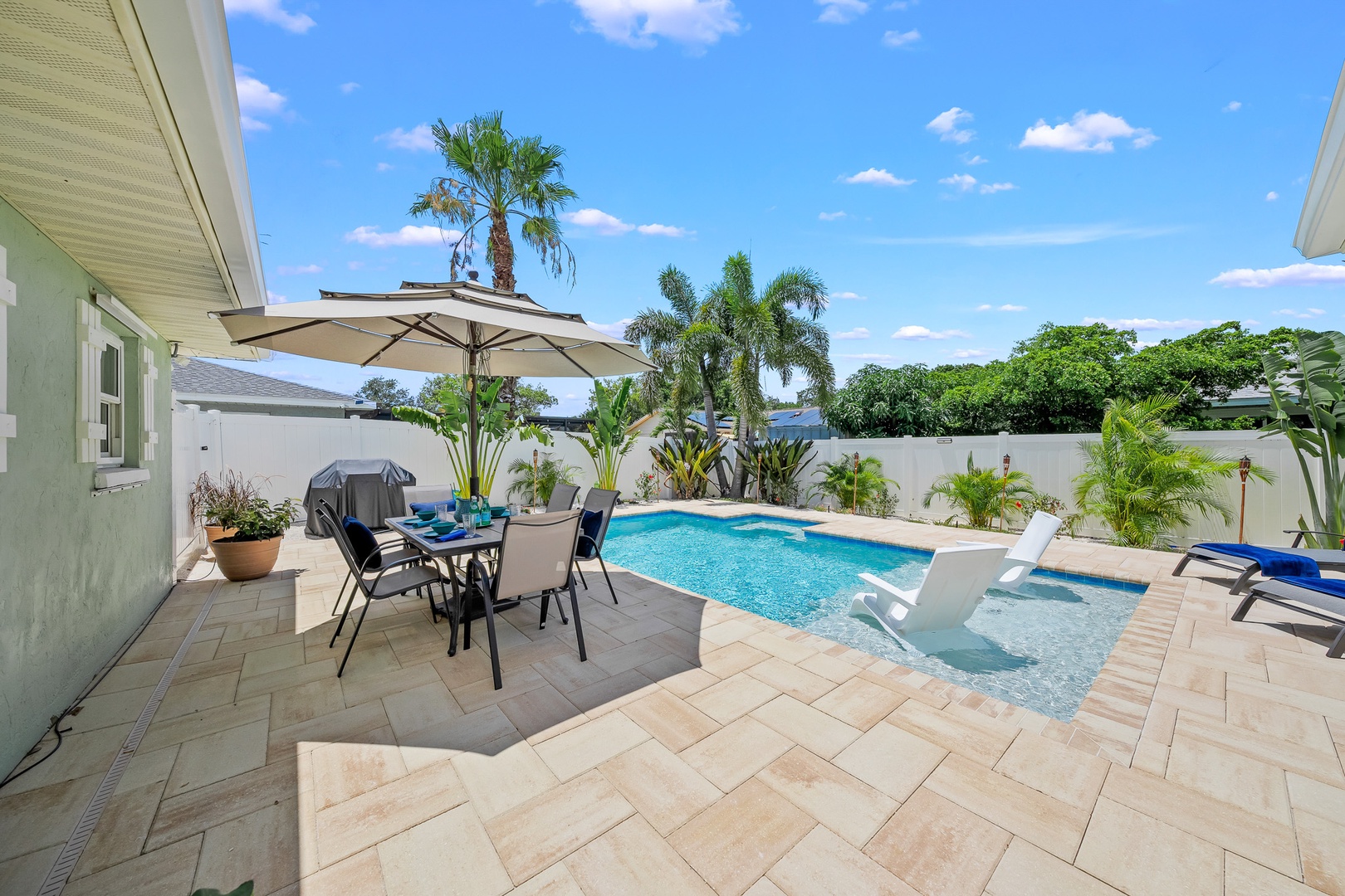 Open Outdoor Living Space