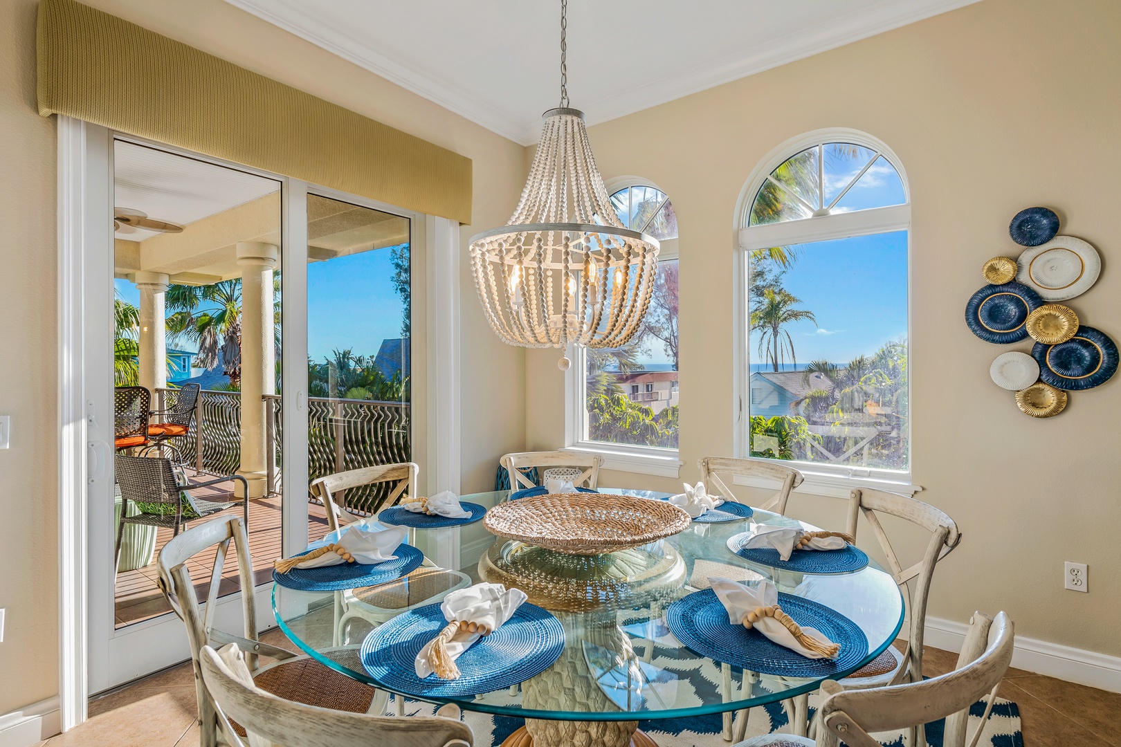 La Casa Costiera 12 Dining Area with Gulf Views