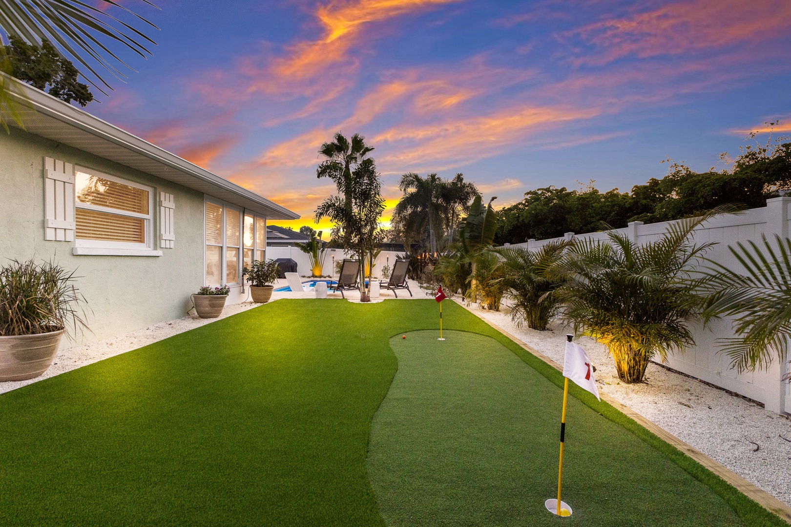 Putt-Putt at Sunset