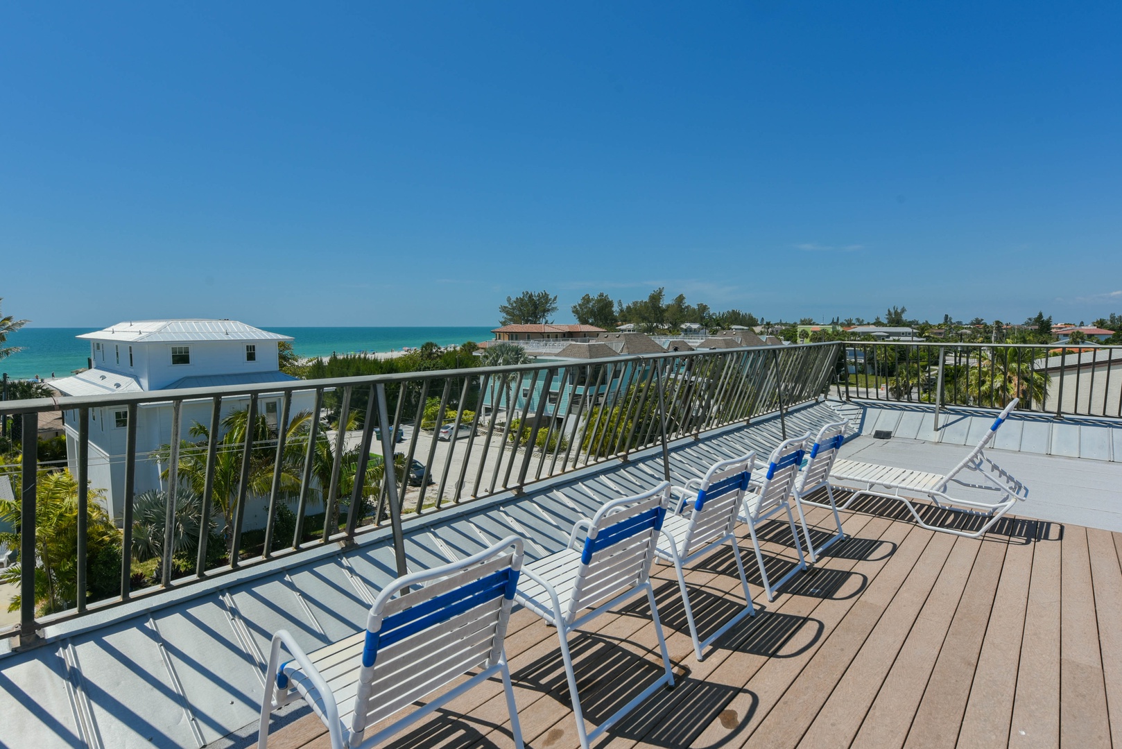 Shared roof top deck with great views