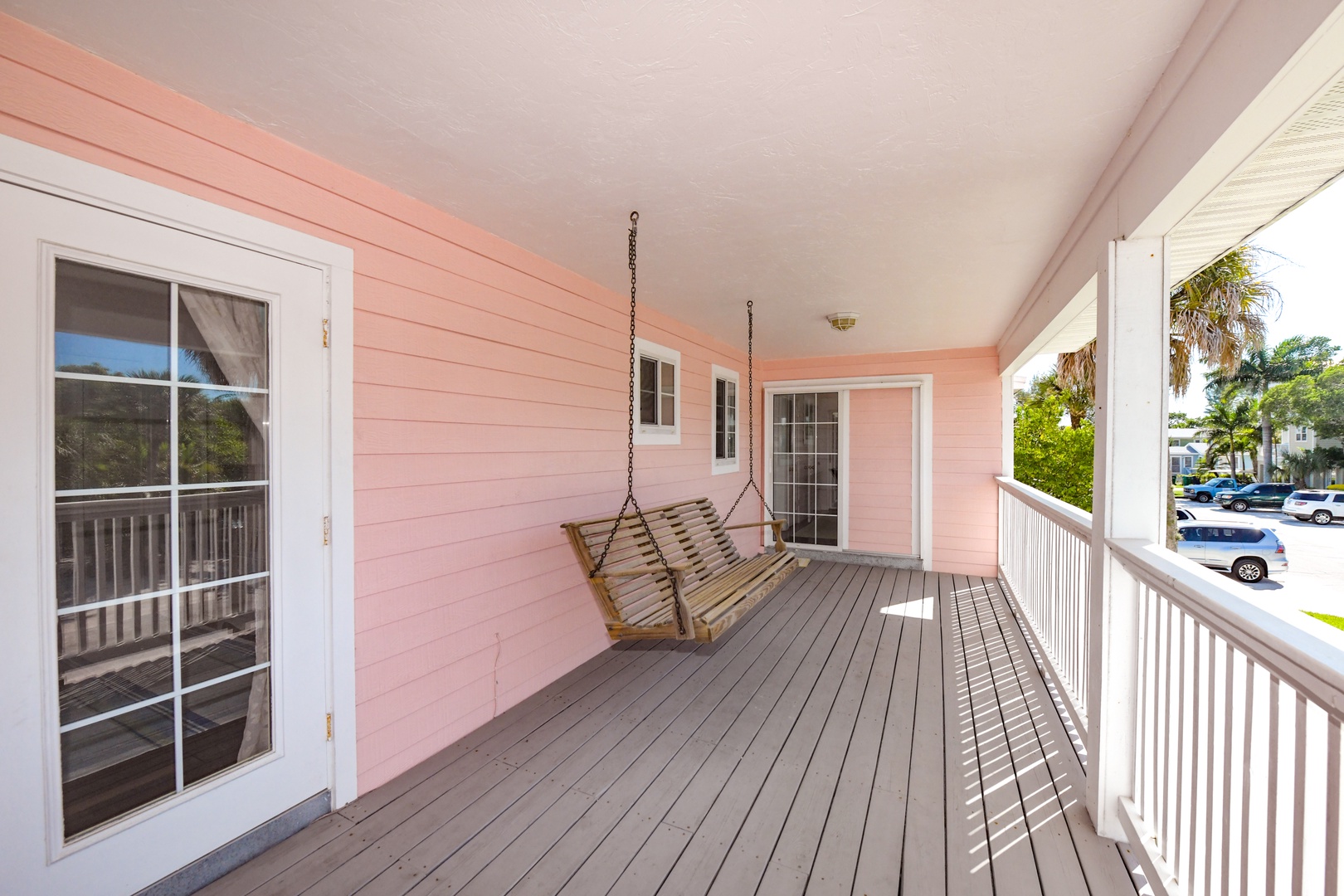 Balcony Off Primary - Porch Swing