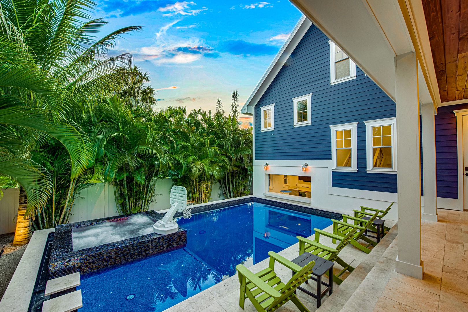 Private Pool with Seating