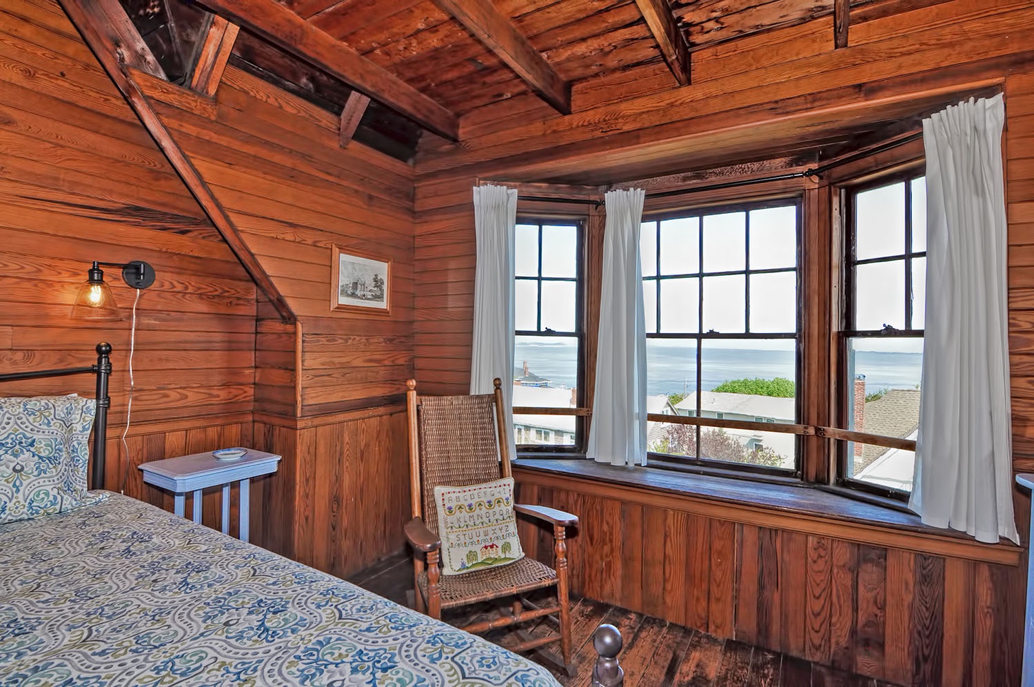 Enjoy views of the ocean from the window seat or rocking chair.