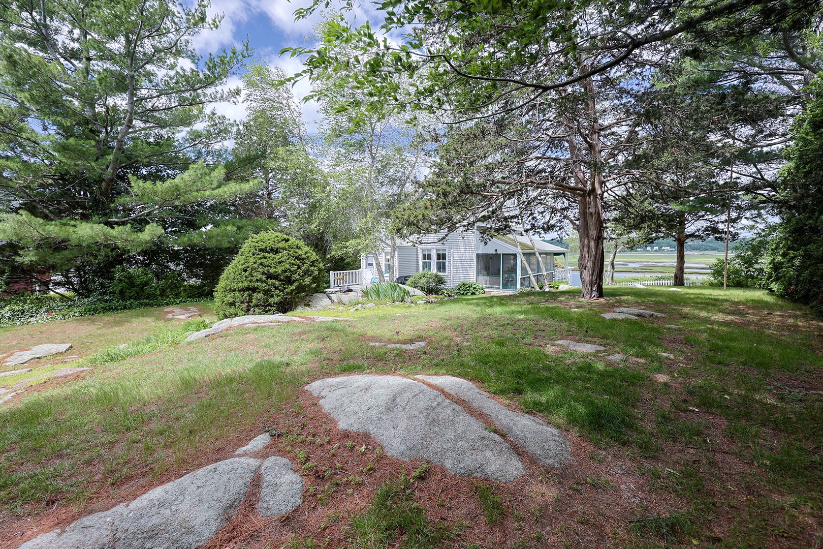 Another view of the house from the yard.