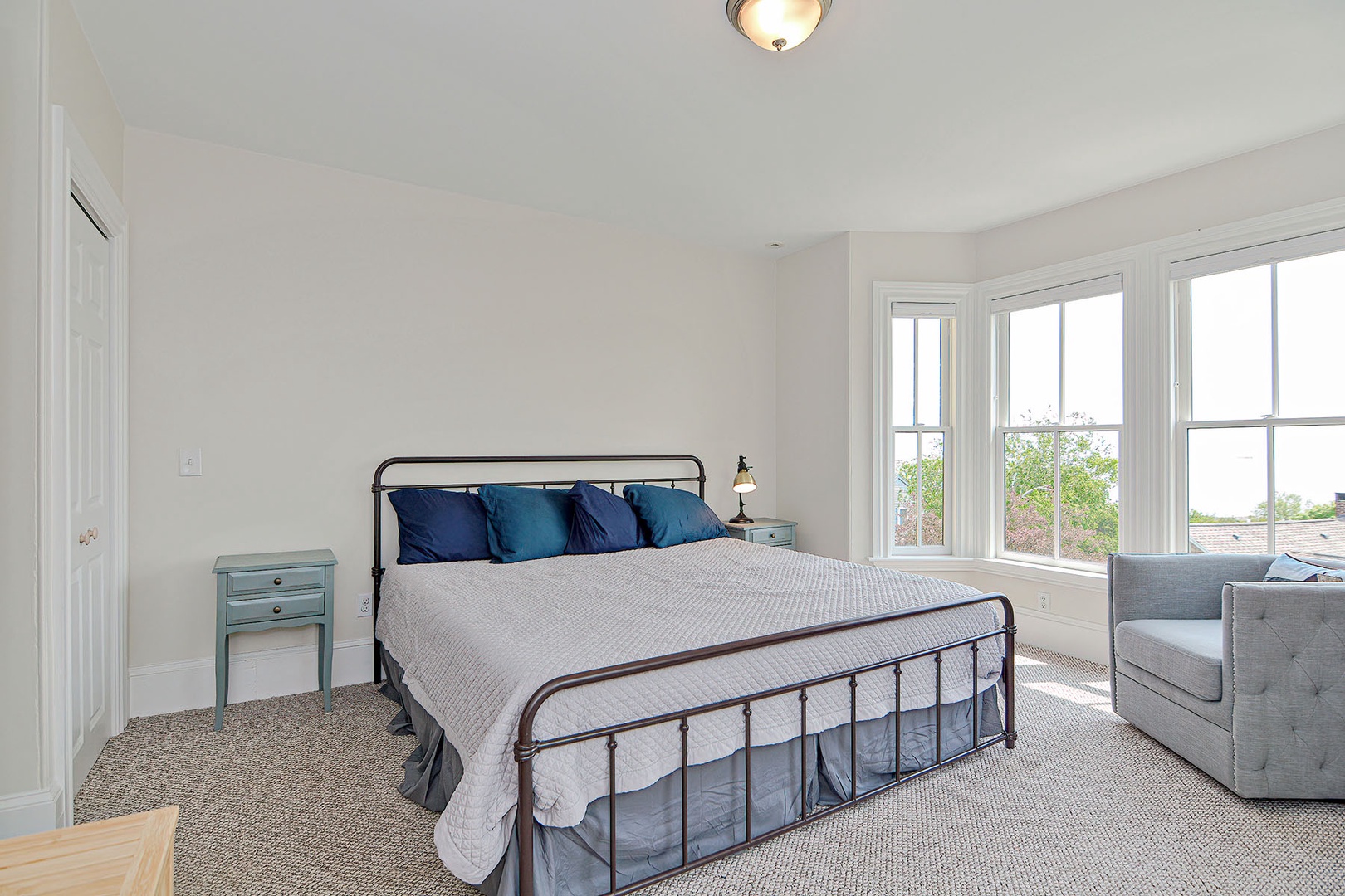 King bedroom with ocean views