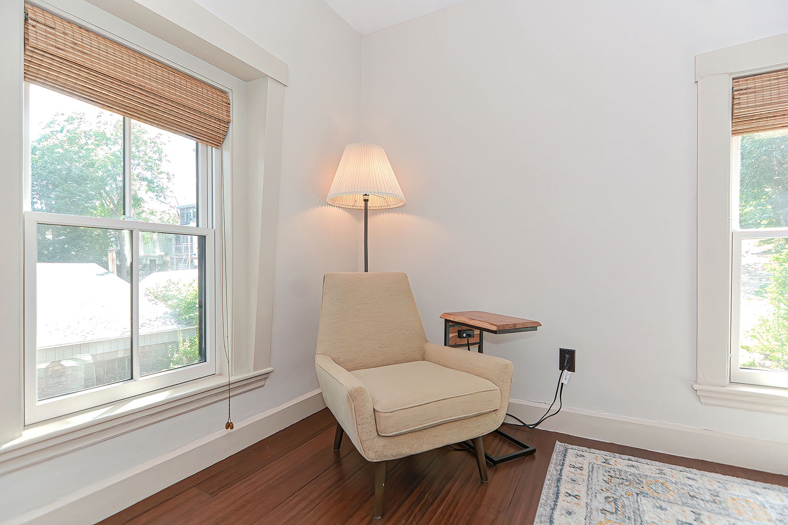 A sunny reading nook.