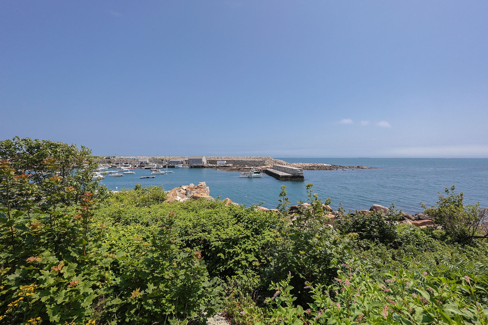 Scenic views of Pigeon Cove from the house.