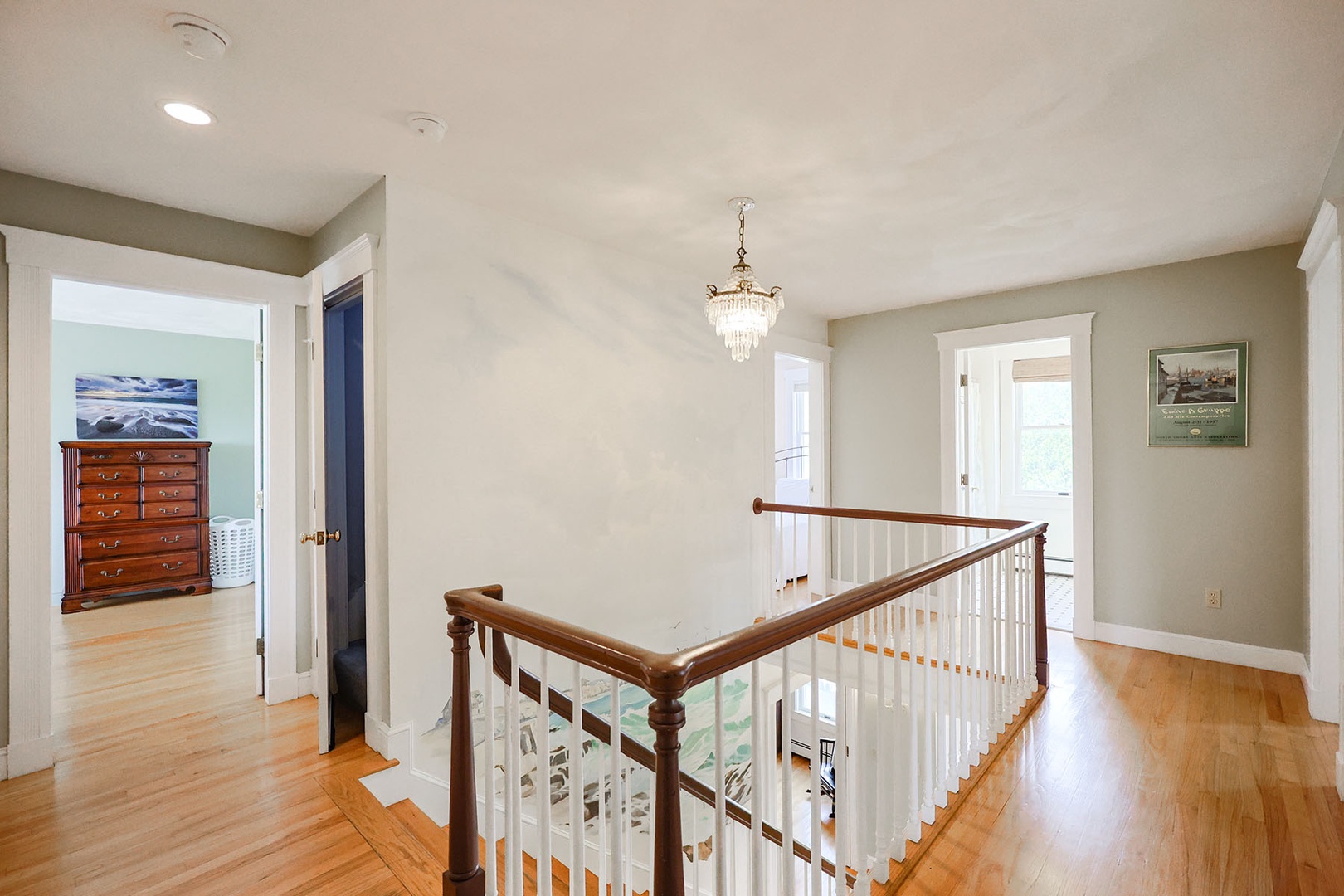 Second-floor landing leading to the main bedrooms.