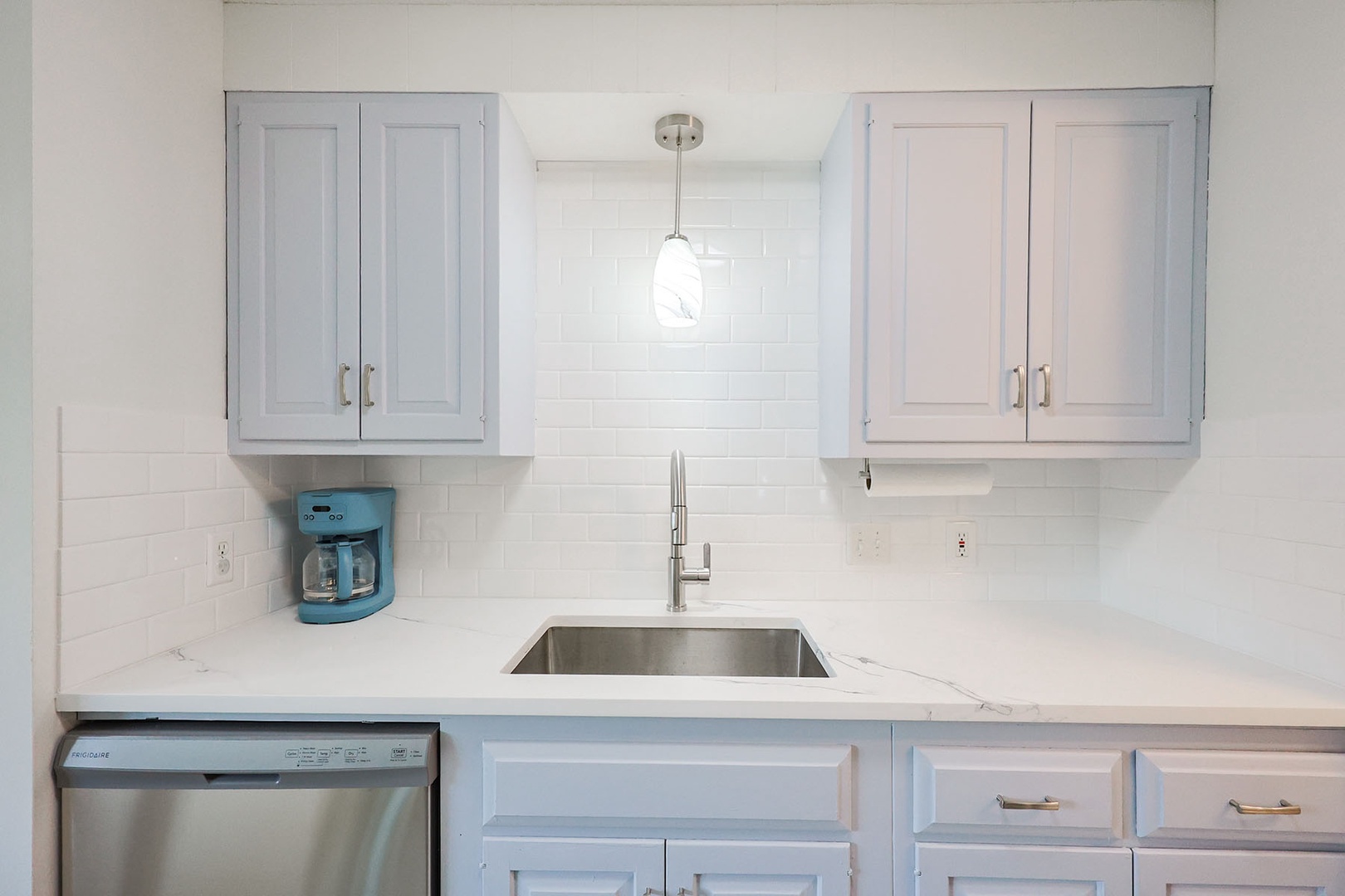 Plenty of counter space for meal prep.