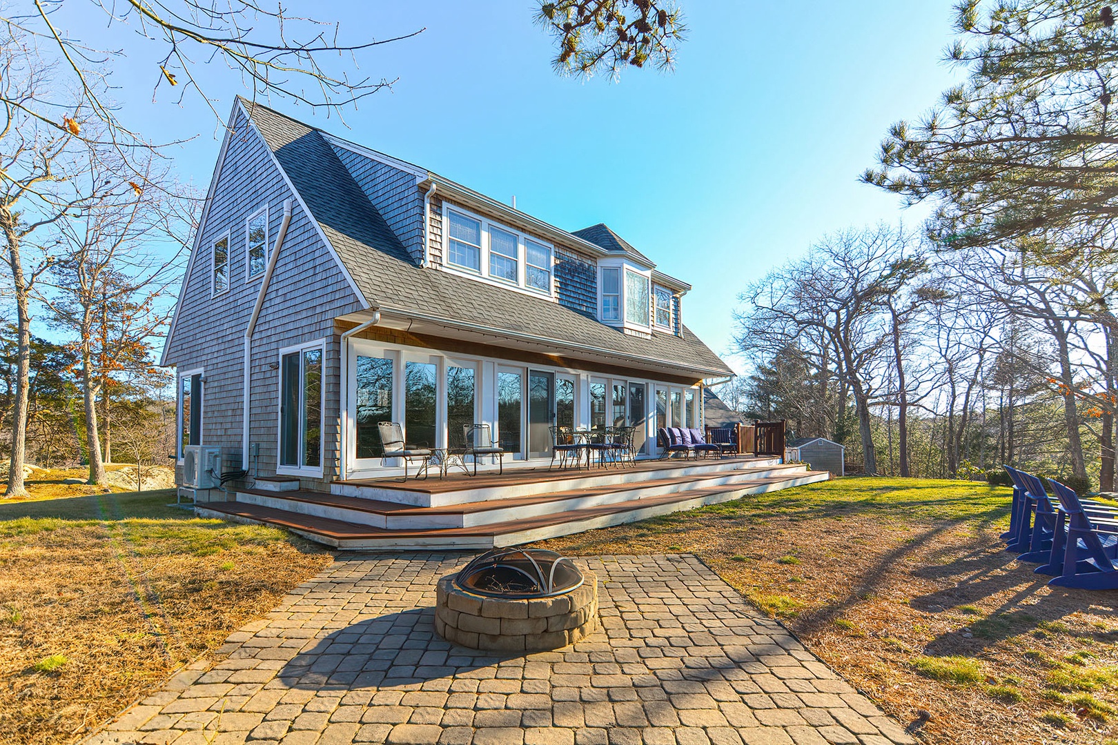 Exterior of Salt Marsh Cottage.