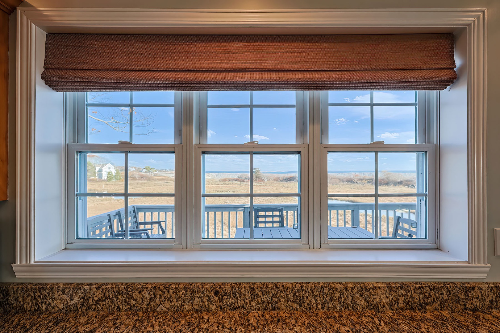 Water view from the kitchen.