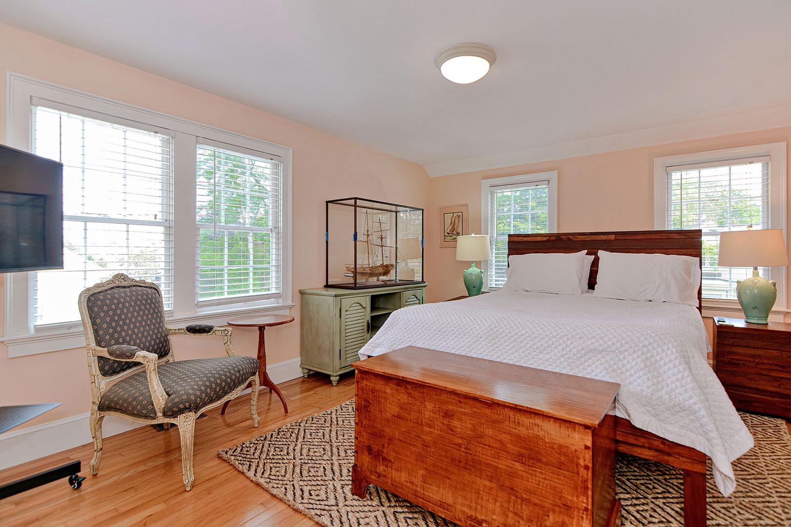 Relax on our first level bedroom.