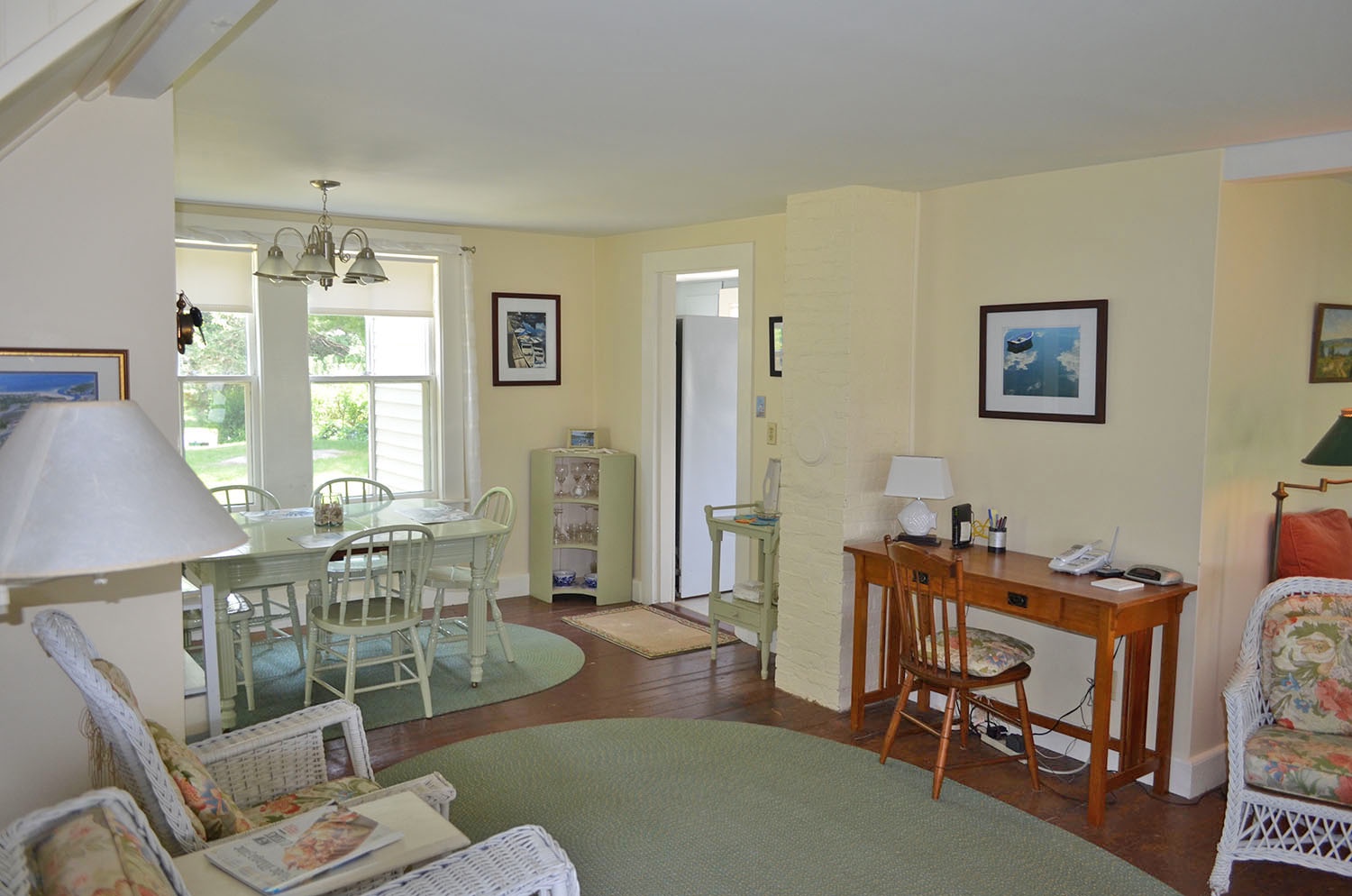 Open-plan living & dining room.