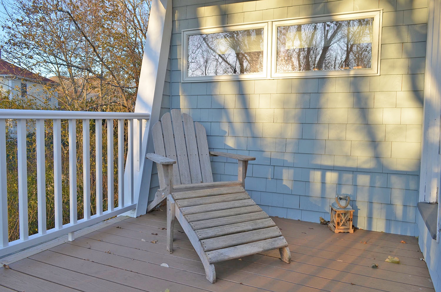 Private balcony off of the Primary bedroom.