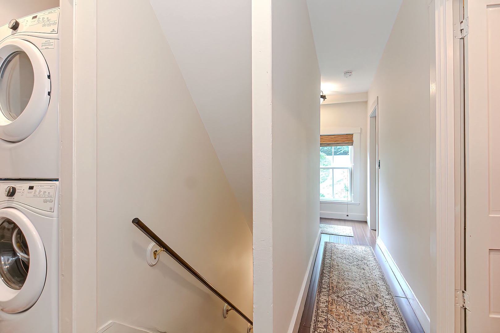The upstairs hall.