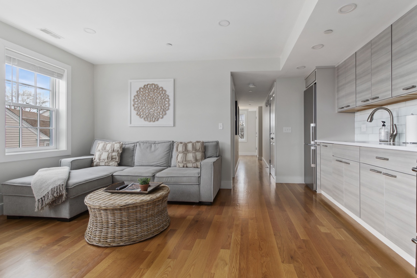 Hallway to the bedroom
