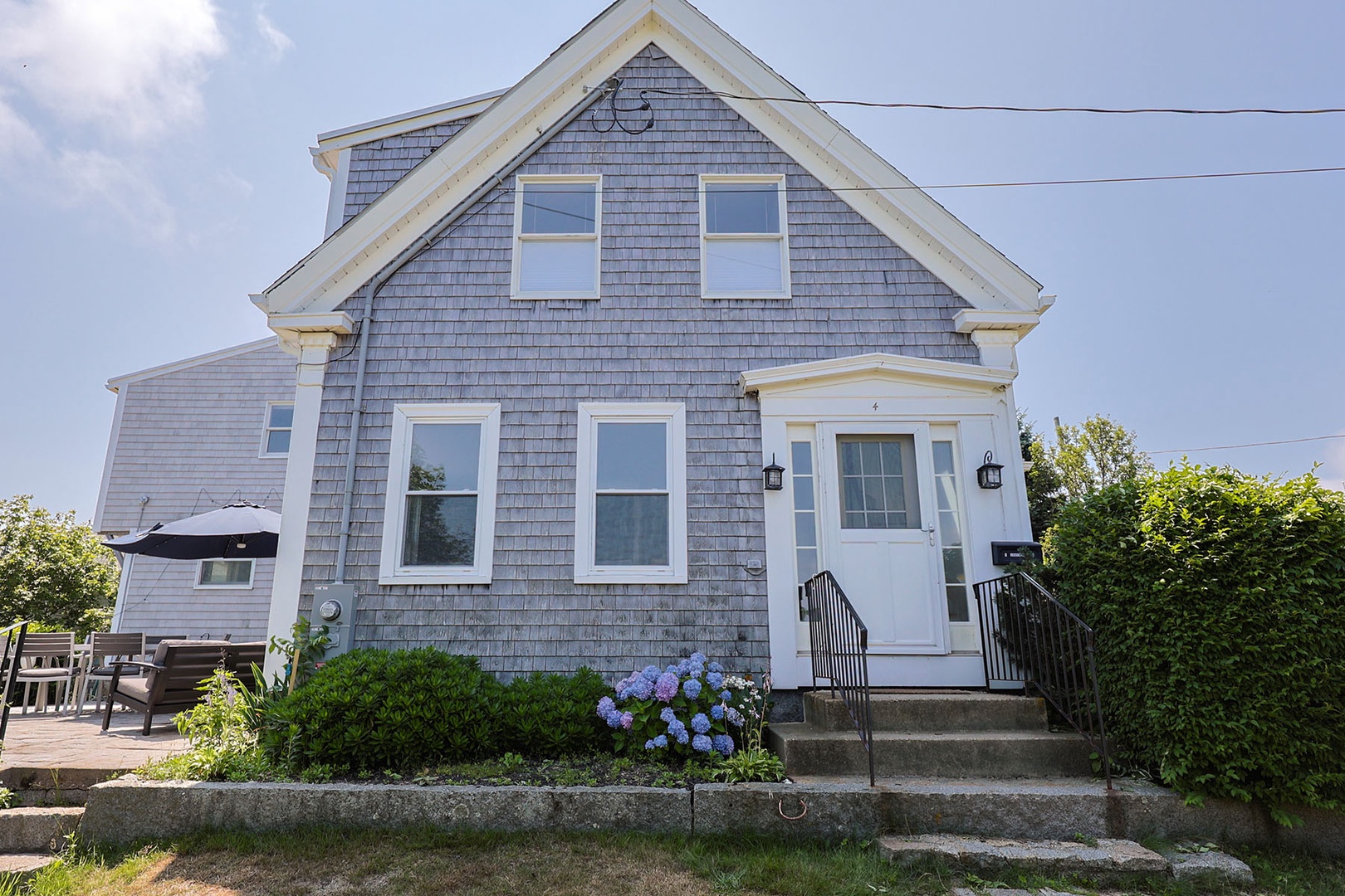 Front of the house.