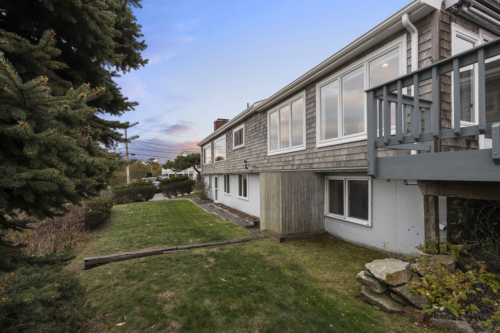 Side view of the property.