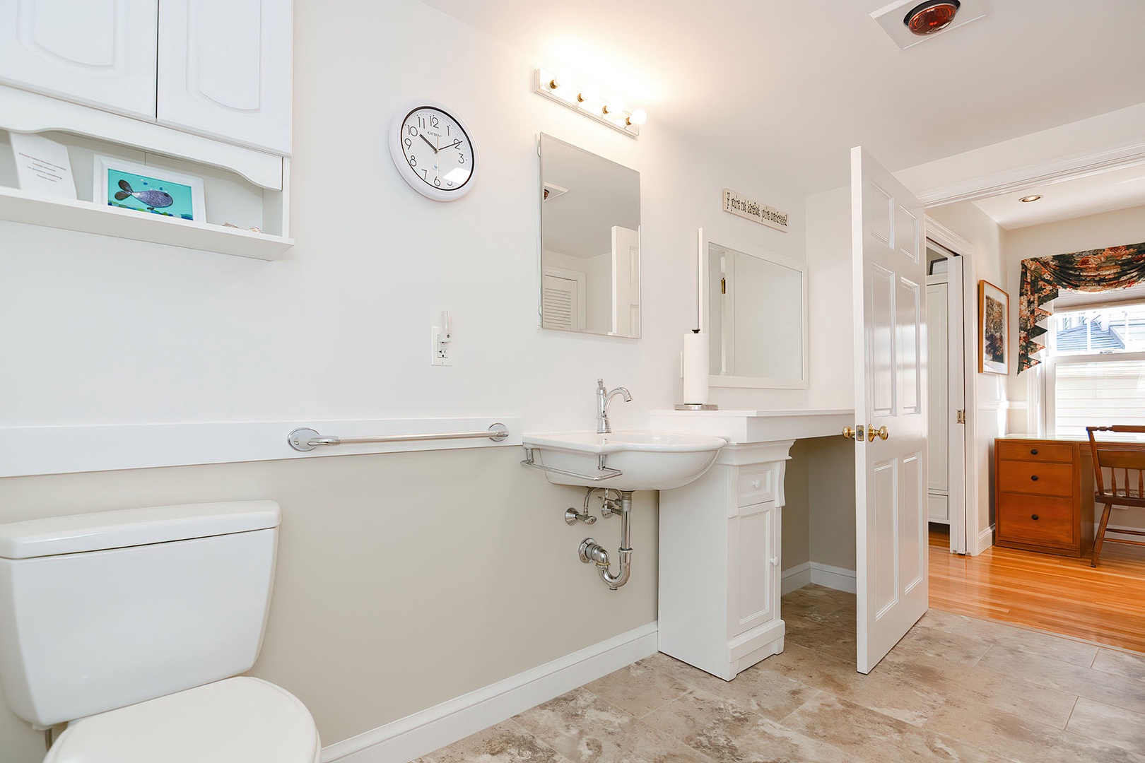 Another view of the ground floor bathroom.