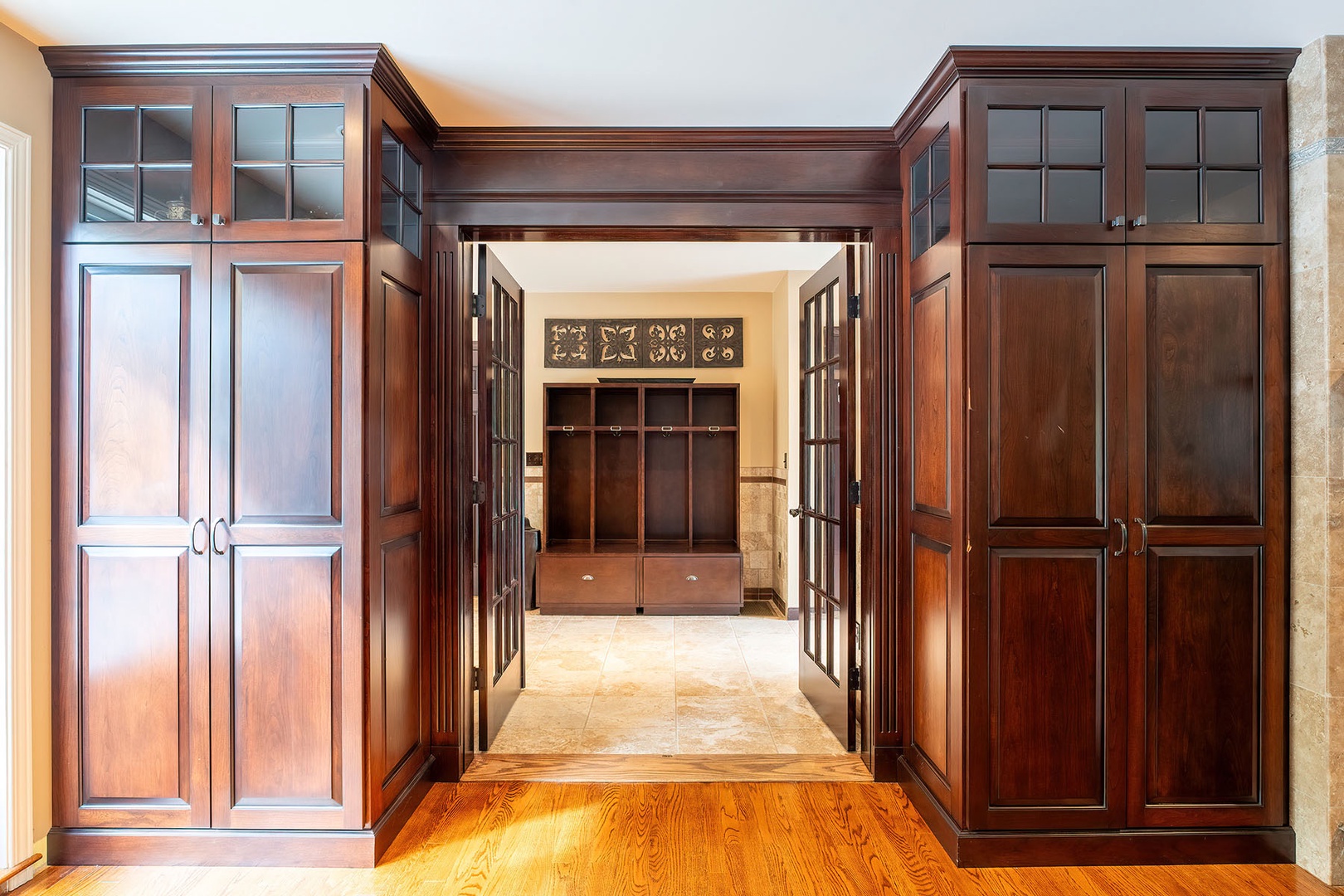 Front entrance from the kitchen