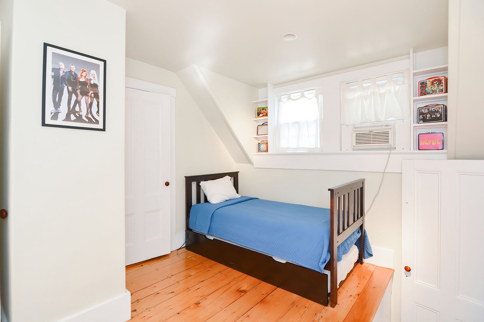 BR 3: Twin bed with trundle.