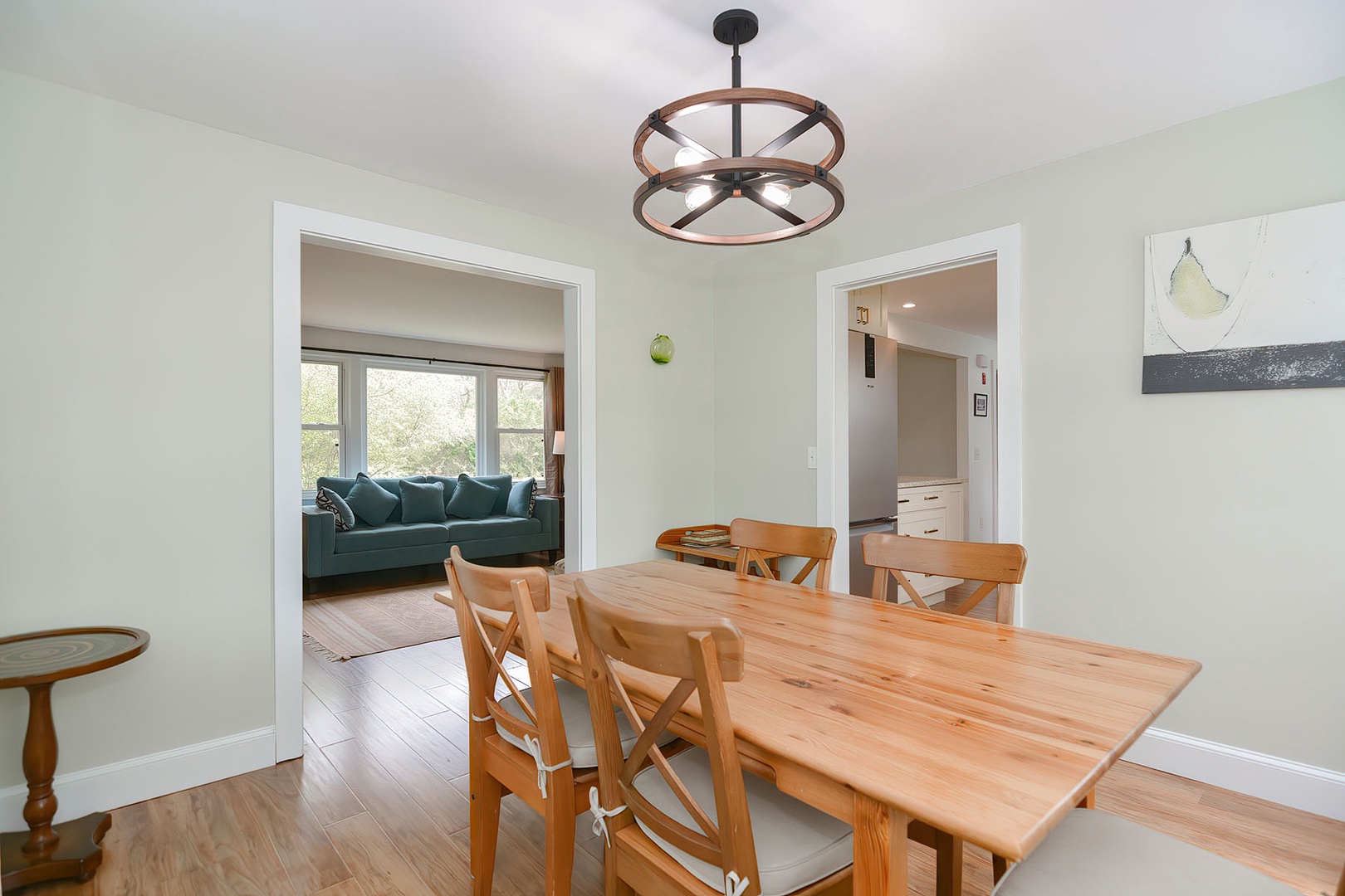 Dining room with open access to the living room.