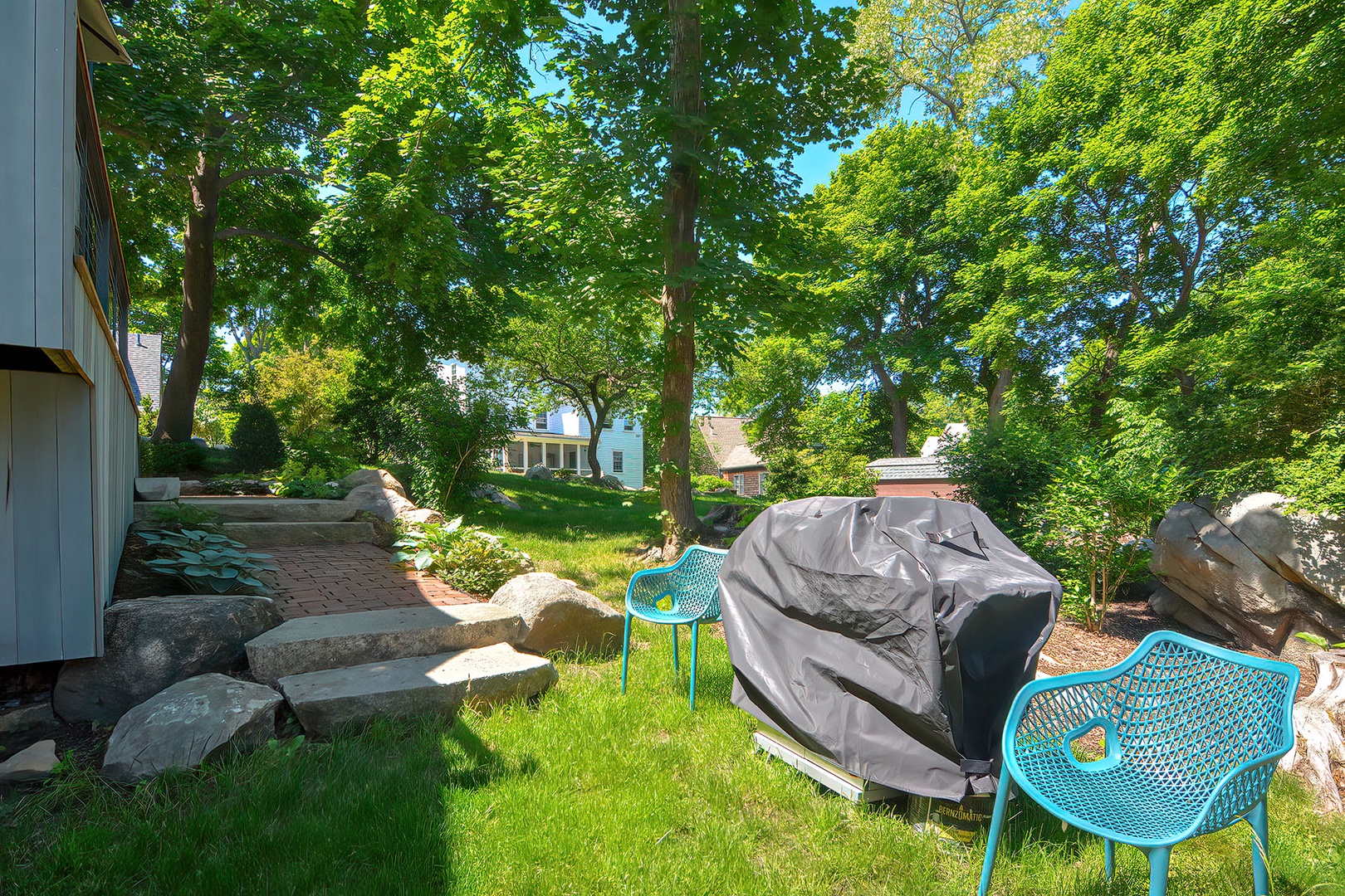 Grilling area.