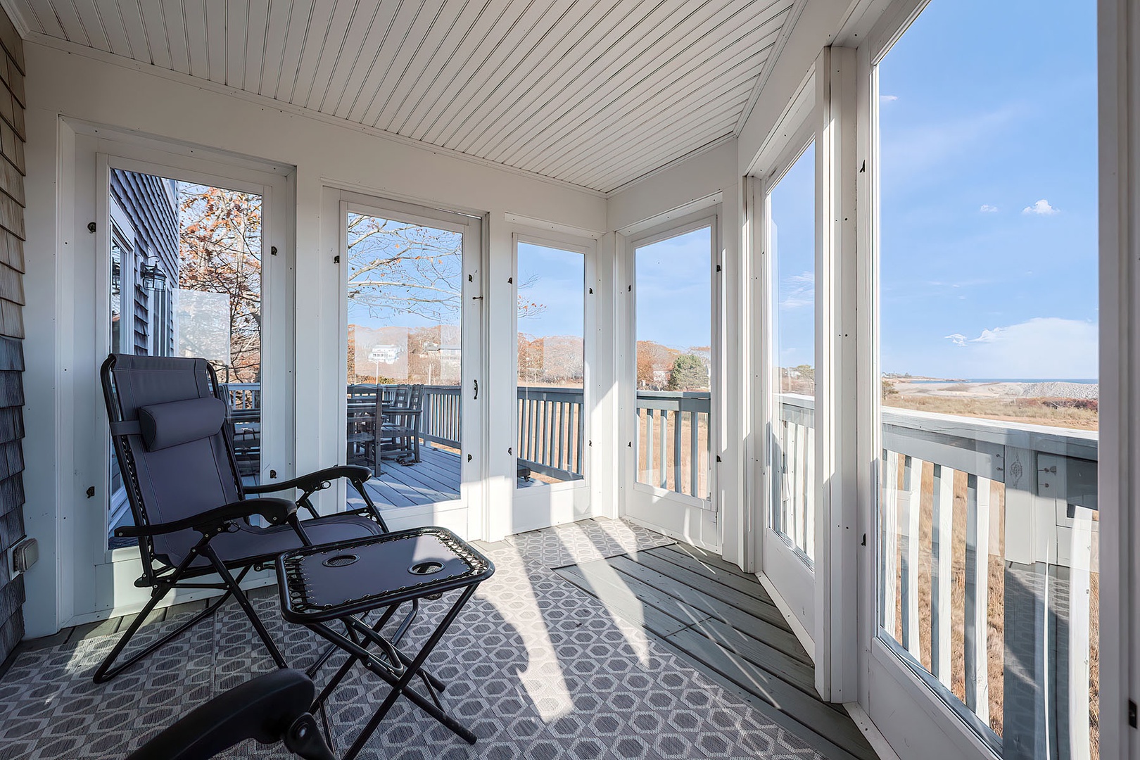 Water views from the porch.