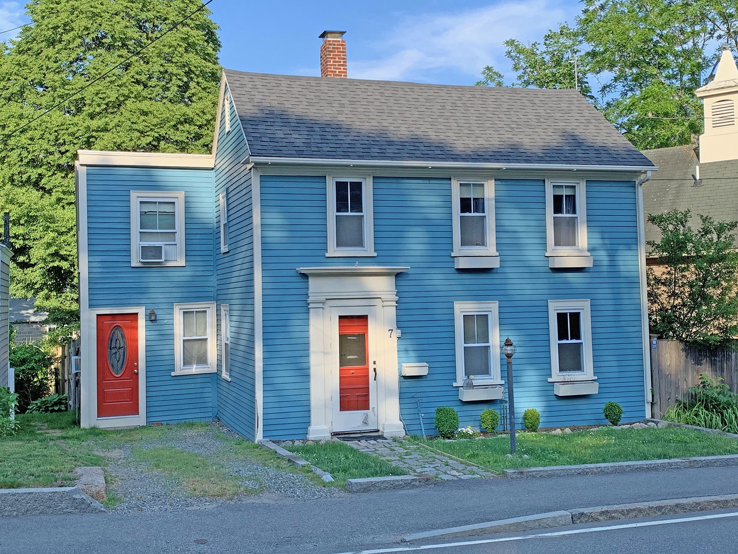 Historical architecture meets contemporary living in Rockport.