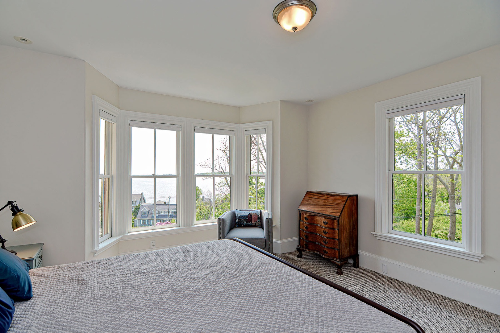 King bedroom with ocean views