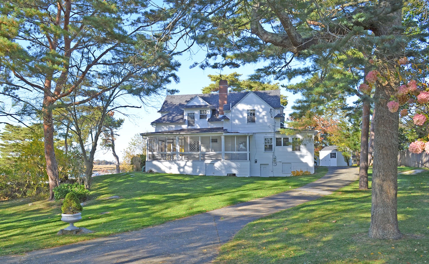 Aptly named, this home is nestled in the pines.