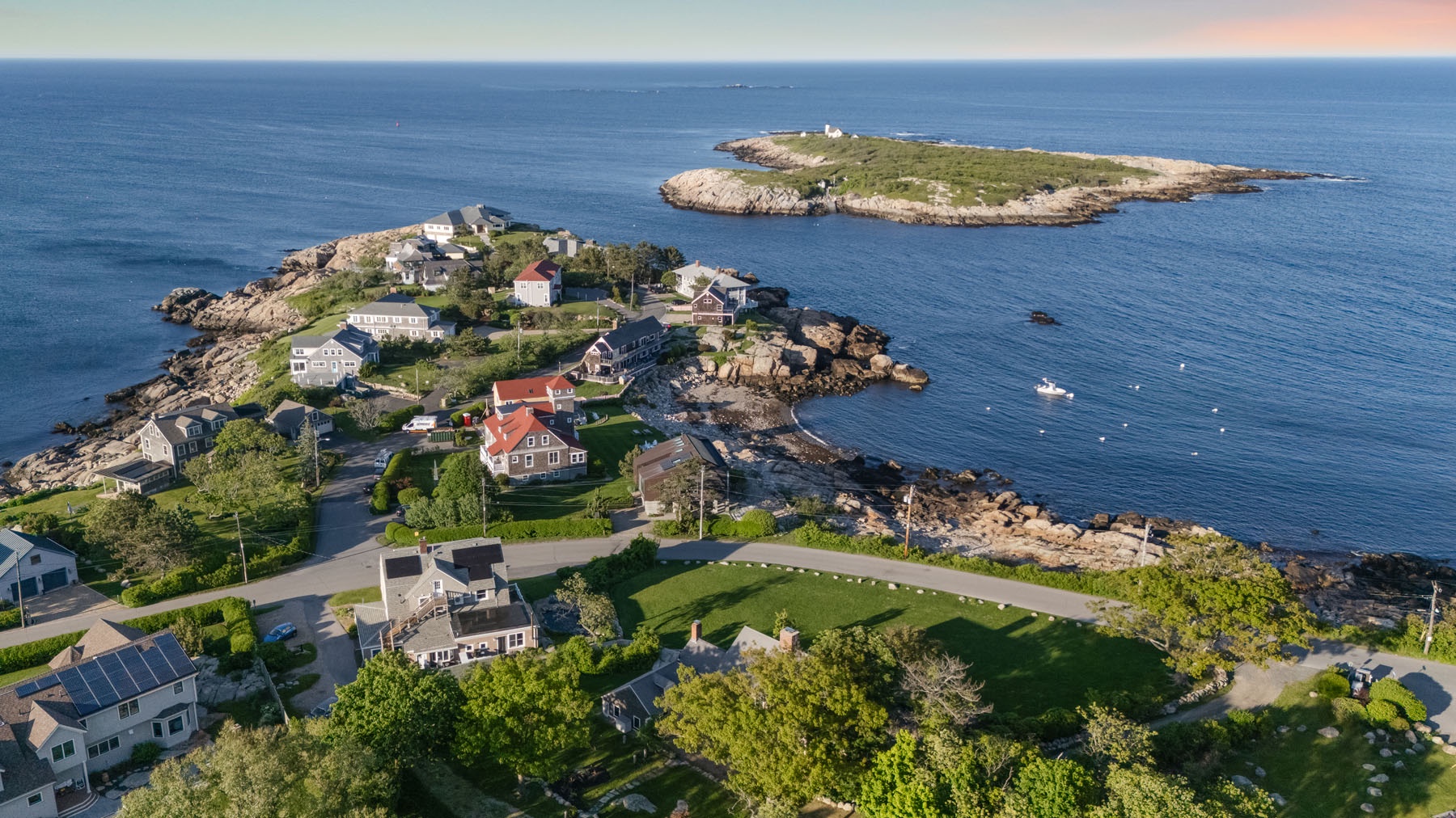 Another aerial view of the house.