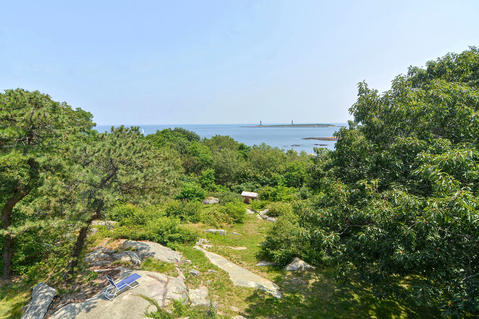Views of the Twin Lights.